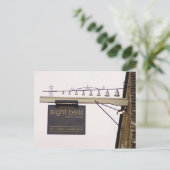 Het Briefkaart van het Teken van de Bar van acht (Staand voorkant)