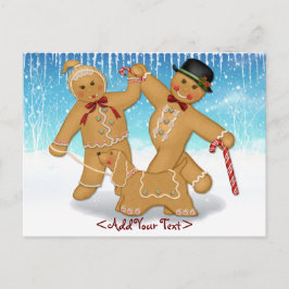 Het Briefkaart van het Trio van de peperkoek