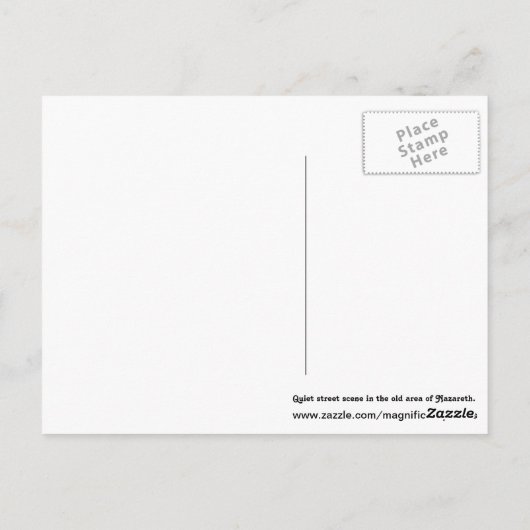 Het Briefkaart van het Uitzicht van de Straat van (Achterkant)