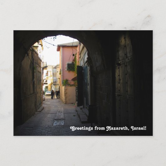 Het Briefkaart van het Uitzicht van de Straat van (Voorkant)