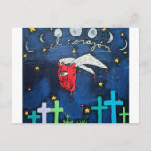 Het Briefkaart van het vliegende hart (Voorkant)