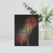 Het Briefkaart van het vuurwerk (Staand voorkant)