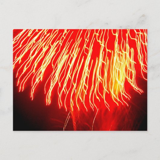 Het Briefkaart van het vuurwerk (Voorkant)