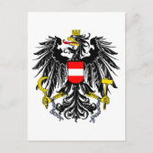 Het Briefkaart van het Wapenschild van Oostenrijk (Voorkant)