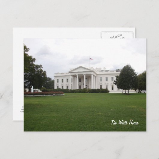 Het Briefkaart van het Witte Huis (Voorkant / Achterkant)