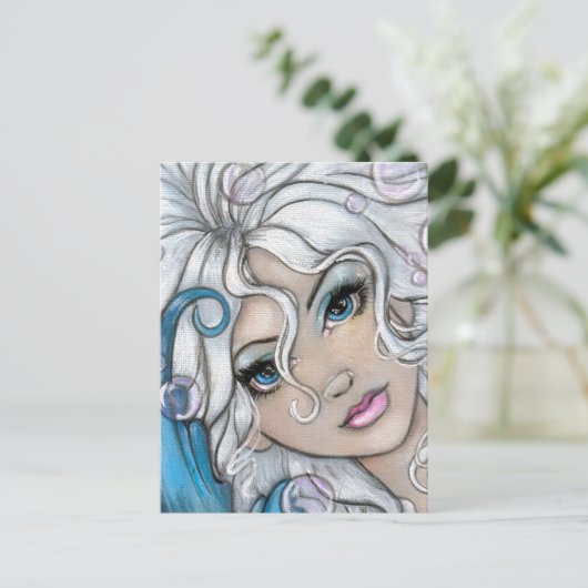 Het briefkaart van het "zilver en van de Saffier" (Staand voorkant)