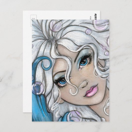 Het briefkaart van het "zilver en van de Saffier" (Voorkant / Achterkant)