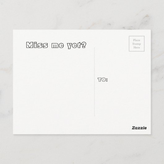 Het briefkaart van het zuiden TX (Achterkant)