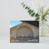 Het Briefkaart van Israël van Nazareth (Staand voorkant)