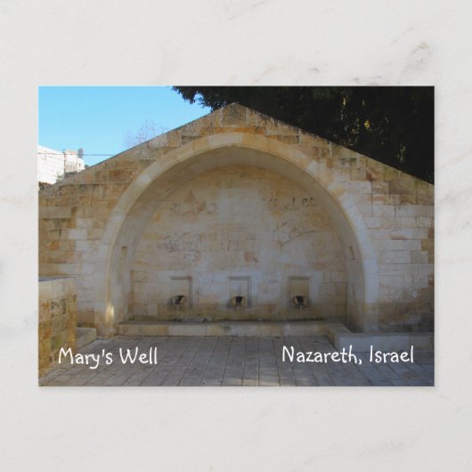 Het Briefkaart van Israël van Nazareth (Voorkant)