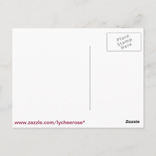 Het briefkaart van Jesus Blessing (Achterkant)