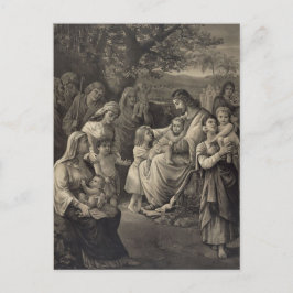 Het briefkaart van Jesus Blessing