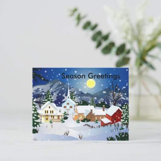 Het Briefkaart van Kerstmis (Staand voorkant)