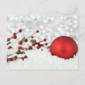 Het briefkaart van Kerstmis (Voorkant)