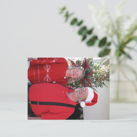 Het Briefkaart van Kerstmis (Staand voorkant)