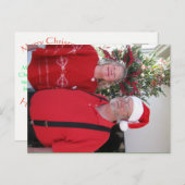 Het Briefkaart van Kerstmis (Voorkant / Achterkant)