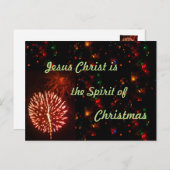 Het Briefkaart van Kerstmis (Voorkant / Achterkant)