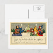 Het Briefkaart van Kerstmis (1920) (Voorkant / Achterkant)