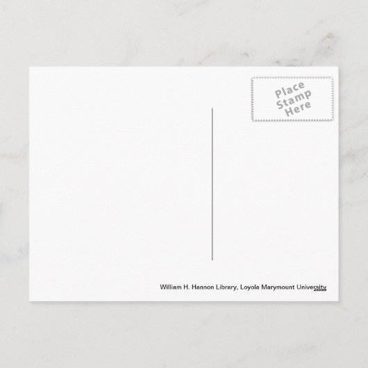 Het Briefkaart van Kerstmis (1920) (Achterkant)