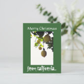 Het Briefkaart van Kerstmis van Californië (Staand voorkant)