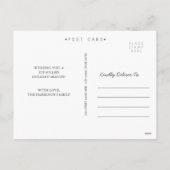 Het Briefkaart van Kerstmis van de Bomen van de (Achterkant)