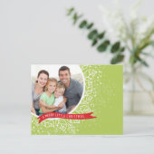 HET BRIEFKAART VAN KERSTMIS VAN DE FOTO:: de (Staand voorkant)