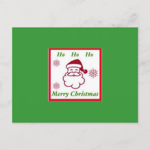 Het Briefkaart van Kerstmis van de kerstman
