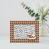 Het Briefkaart van Kerstmis van de Kerstman van (Staand voorkant)