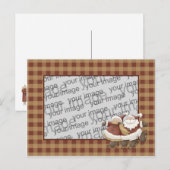 Het Briefkaart van Kerstmis van de Kerstman van (Voorkant / Achterkant)