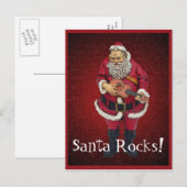 Het Briefkaart van Kerstmis van de Rotsen van de (Voorkant / Achterkant)