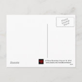 Het Briefkaart van Kerstmis van de Rotsen van de (Achterkant)