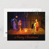 Het Briefkaart van Kerstmis van de Scène van de (Voorkant / Achterkant)