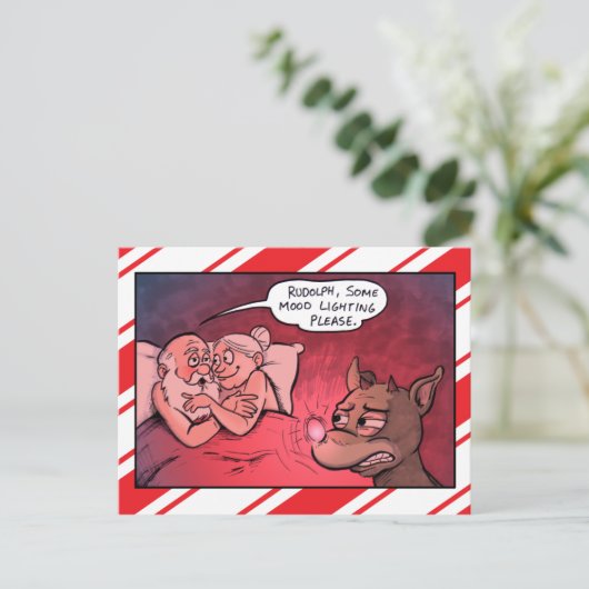 Het Briefkaart van Kerstmis van de Verlichting van (Staand voorkant)