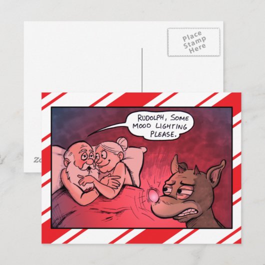 Het Briefkaart van Kerstmis van de Verlichting van (Voorkant / Achterkant)