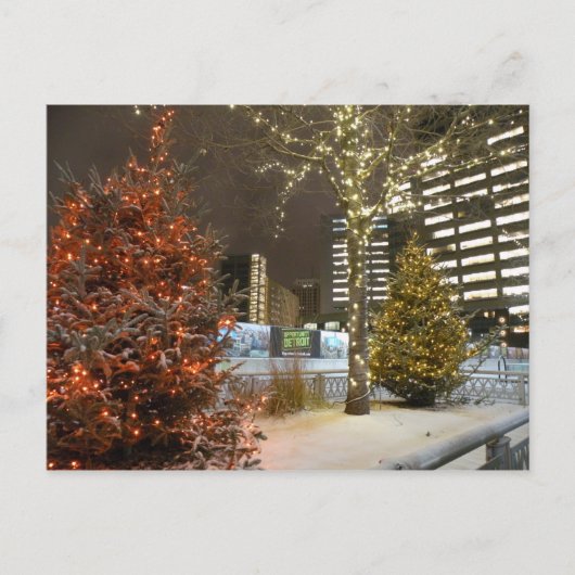 Het Briefkaart van Kerstmis van Detroit (Voorkant)