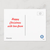 Het Briefkaart van Kerstmis van drie Koningen (Achterkant)