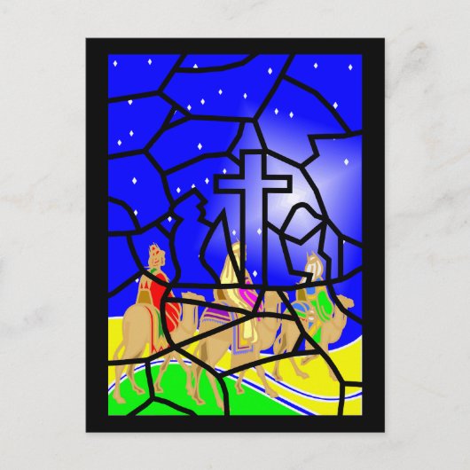 Het Briefkaart van Kerstmis van drie Koningen (Voorkant)