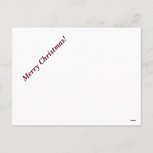 Het Briefkaart van Kerstmis van Engelen (Achterkant)