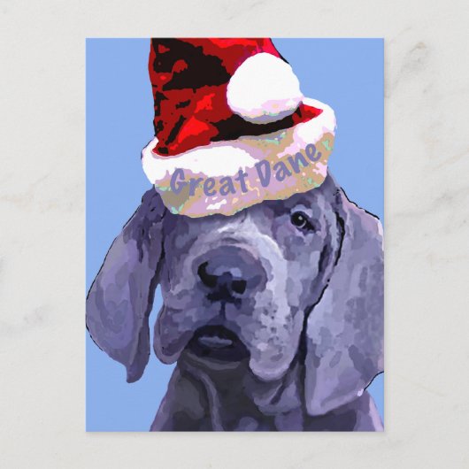 Het Briefkaart van Kerstmis van het Puppy van (Voorkant)