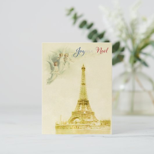 Het Briefkaart van Kerstmis van Noel van Joyeux (Staand voorkant)