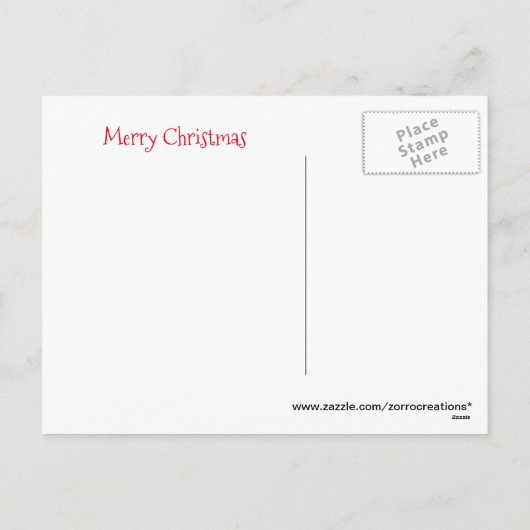 Het Briefkaart van Kerstmis van Pitbull van de (Achterkant)