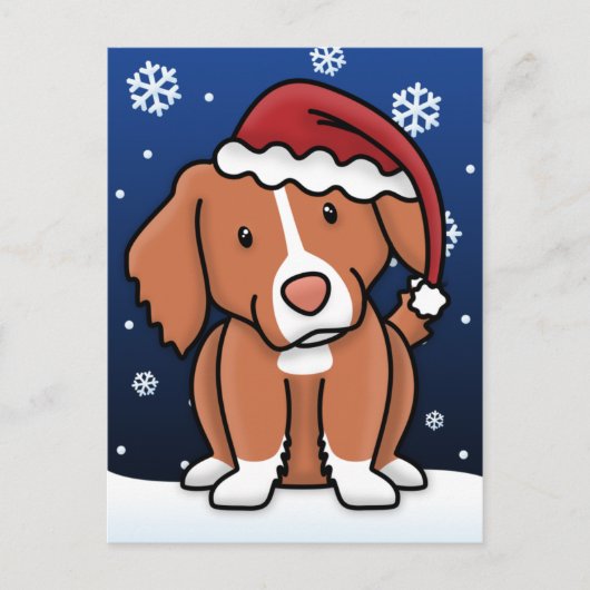 Het Briefkaart van Kerstmis van Toller van Kawaii (Voorkant)