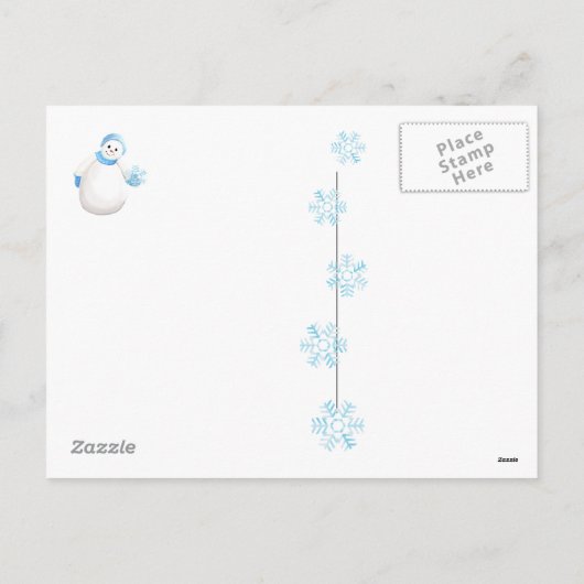 Het Briefkaart van Kerstmis voor Troepen (Achterkant)