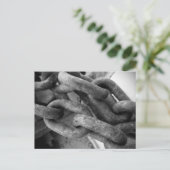 Het Briefkaart van kettingen (Staand voorkant)