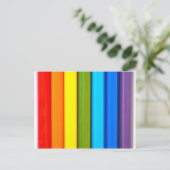 Het briefkaart van kleurpotloden (Staand voorkant)