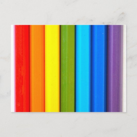 Het briefkaart van kleurpotloden (Voorkant)