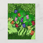 Het Briefkaart van Klokbloemen (Voorkant)