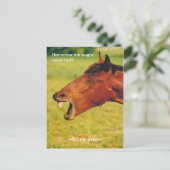 Het Briefkaart van Laughs Horse (Staand voorkant)