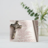 het briefkaart van lords gebed (Staand voorkant)