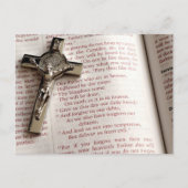 het briefkaart van lords gebed (Voorkant)